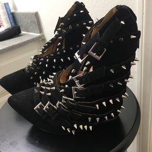 Jeffrey Campbell spiked wedges